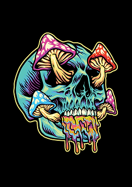 Mushroom Hunting Frog