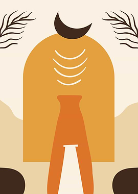 Bohemian Crescent moon