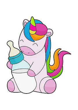 Unicorn Milk bottle
