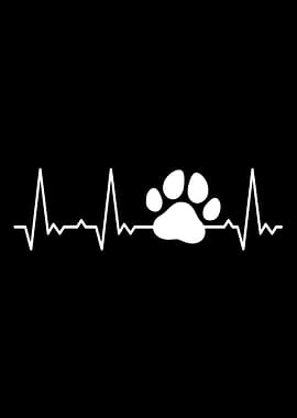 Heartbeat Dog Paw