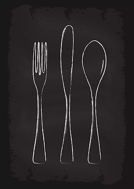 Cutlery Spoon Knife Fork