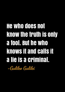 Galileo Galilei quotes