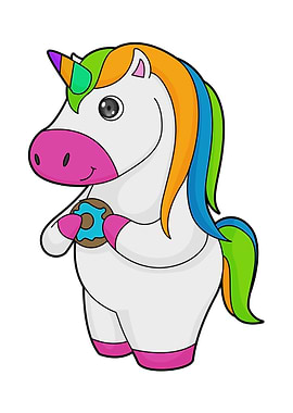 Unicorn Donut