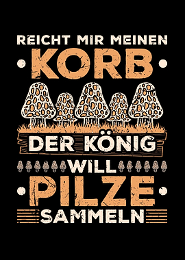 Pilz Korb Pilze Sammeln