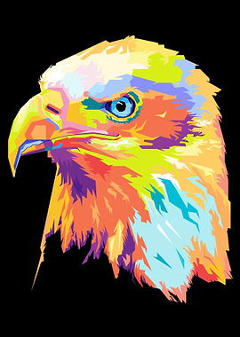 eagle pop art