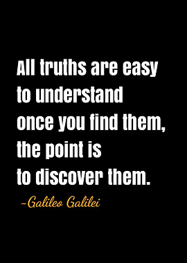 Galileo Galilei quotes