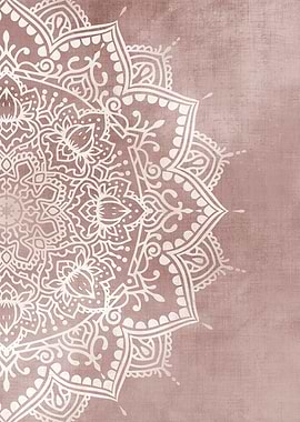 Blush Pink Mandala no508