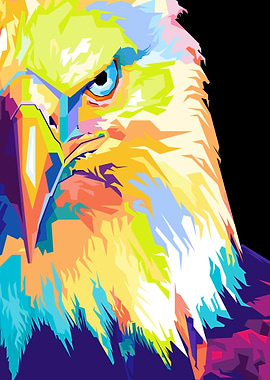 eagle pop art