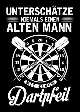 Dartpfeil Dartscheibe