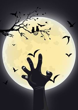 Horror Ghost Hand Spooky