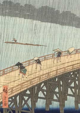 Sudden Shower over Bridge