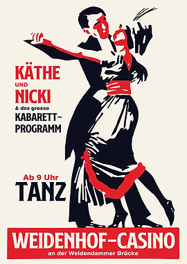 Vintage Dancing Poster