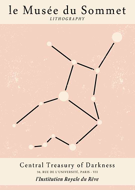 French Museum Poster