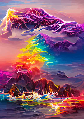 Fantasy island scenery