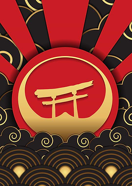 Japanese Samurai Symbol