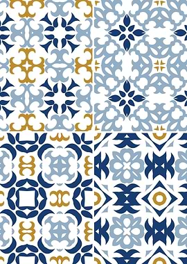 Mediterranean Blue Tile 07
