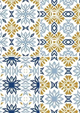 Mediterranean Blue Tile 10