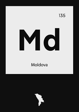 Moldova Country Map