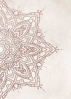 Blush Pink Mandala no553b