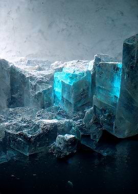 Ice Block Style Art