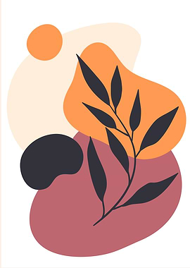 Geometric abstract leaf