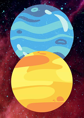 Galaxy and Planet 3