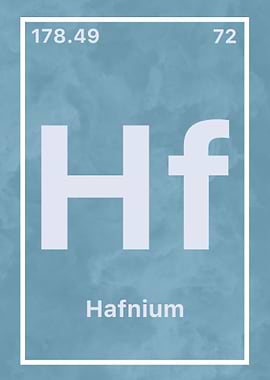 Hafnium Chemical Symbol