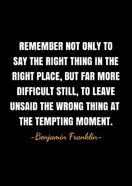 Benjamin Franklin quotes