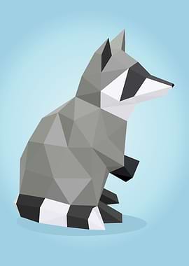 Polygon Raccoon