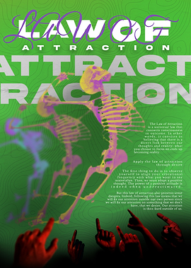 Law of attraction Poster