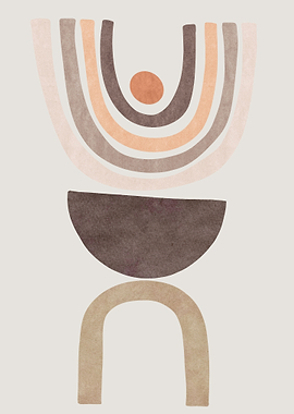 Boho Bohemian Abstract Man