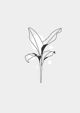 leaf floral wall art