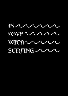In love with surfing
