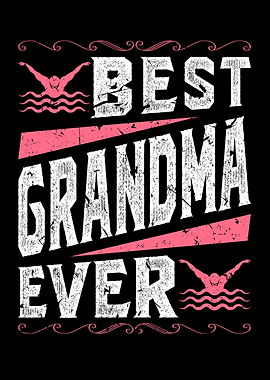 Swimming Best Grandma Gift