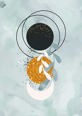 Abstract Aquarelles set 2