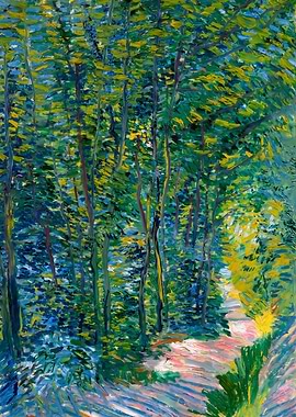 Van Gogh Path in the Woods