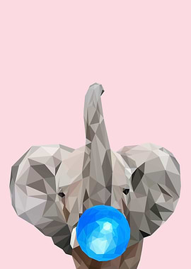 Bubble gum animal elephant