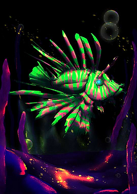 Retro Lionfish