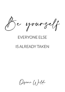 Oscar Wilde Be Yourself