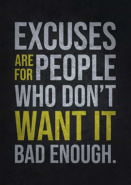 No Excuses