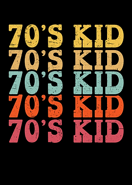 70s Kid 1970 Vintage