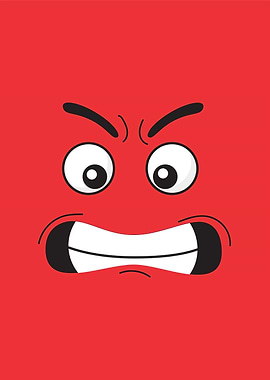 angry face