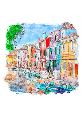 burano veneto italy