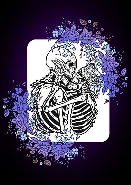 Kissing Sugar Skeletons