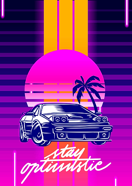 Classic Car Vappor Wave