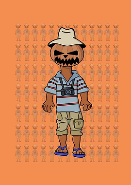 Pumpkin Head Tourist