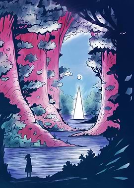 Little Girl in the Forest