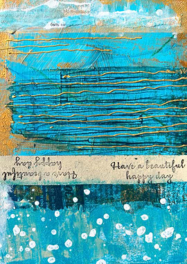 Happy Day 2 mixed media