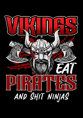 Vikings eat pirates