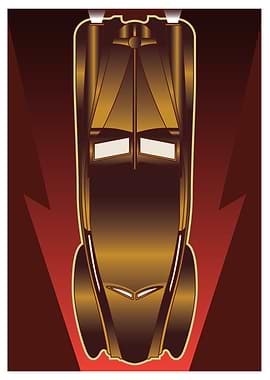 Classic Car Ride At Night